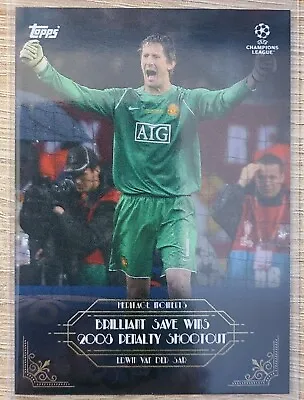 Edwin Van Der Sar 2021-22 Topps Deco Uefa Champions Heritage Moments Parallel • $7.49