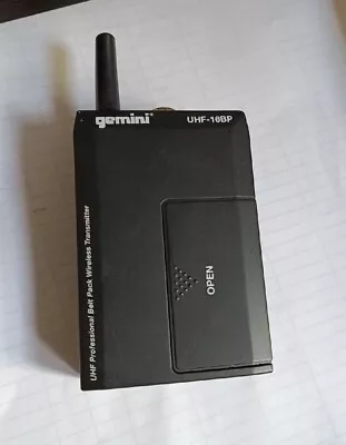 Gemini UHF-16BP  Professional Belt Pack Wireless Transmitter • £29