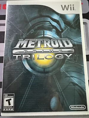 Metroid Prime Trilogy (Nintendo Wii 2009) M White Case • $35