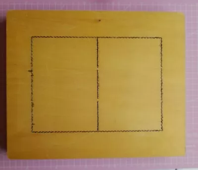 £30 • Buy Cross Cut Large Wooden Die -  Deckle Edge Card Rare Large Machines Only