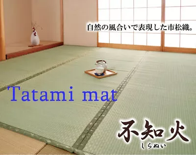 Tatami Mat Japanese Rush Grass Japan Ikehiko Carpet Floor Shiranui Igusa Honma • £83.85