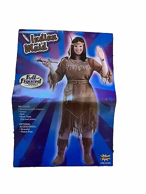 Indian Maid Costume Full Figure Adult Fits Up To Size 22 • $11.50