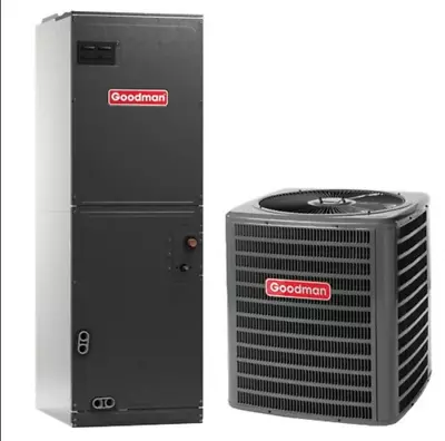 3.5 Ton Goodman 14.3 SEER2 AC & Air Handler Heat Pump - GSXN404210/AMST48DU1400 • $3476.70