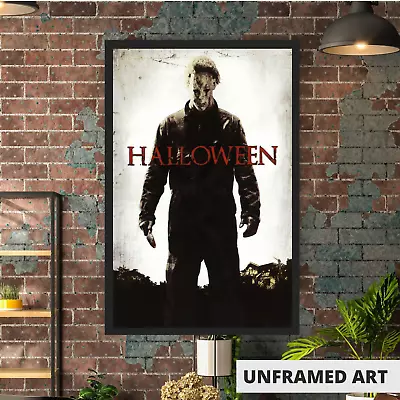 Horror Poster - Halloween Movie Poster - Michael Myers - 11x17  Wall Art • $14.90