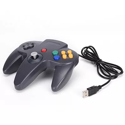 Wired USB Controller For N64 Joystick Game Gamepad Joypad For N64 7H • $18.96