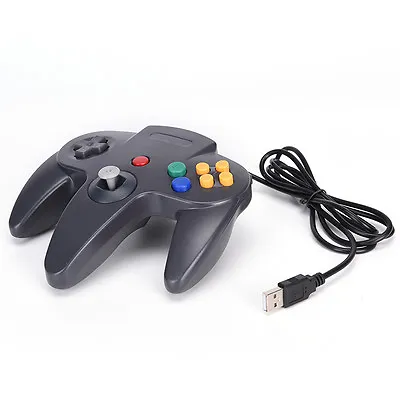 Wired USB Controller For N64 Joystick Game Gamepad Joypad For N64:-h • $20.33