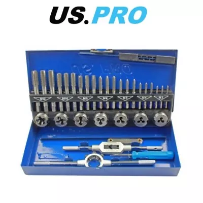 US PRO 32 Piece Metric Tap And Die Set M3-M12 2625 • £23.43