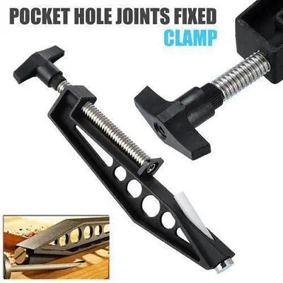 Pocket Hole Joints Fixed Clamp Slant Hole Pull Clip Woodworking Jig For Kreg • $30.89
