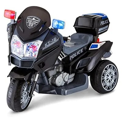 $291.75 • Buy Kid New Police Rescue Motorcycle 6V Battery-Powered Ride-On Toy Black Toy