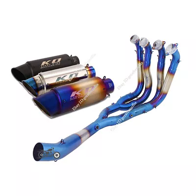 For BMW S1000RR S1000R Motorcycle Exhaust System Front Link Pipe Slip On Muffler • $306.02