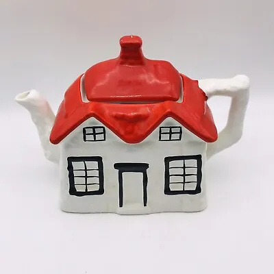 £7 • Buy Vintage Cottage Shaped Ceramic Teapot Kitchenalia Cottage Core Farmhouse 