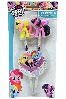 My Little Pony 3D Pencil & Eraser Set • £4.99