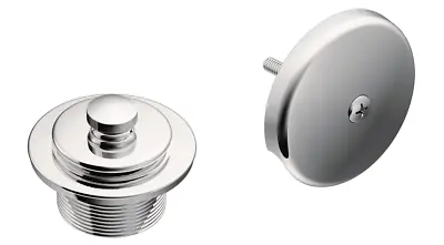 2 MOEN Tub And Shower Drain Covers In Chrome T90331 • $45