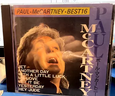 Paul McCartney ~BEST 16~Japan Only CD ~T-2006~w/OBI Strip & Lyric Sheet • $18.65