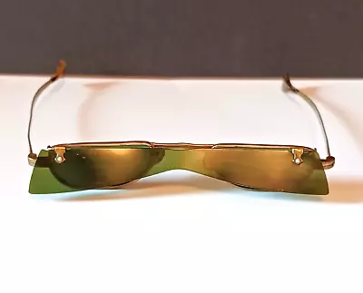 Vintage Japanese 1960s Mod Green KK Spectacles Pat 27105 Steam Punk John Lennon • $169.83