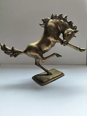 Vintage Brass Horse Statue • $18