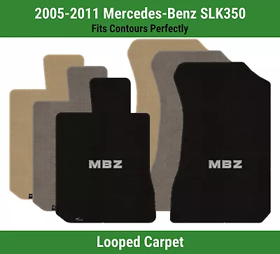 Lloyd Classic Loop Front Mats For '05-11 Mercedes-Benz SLK350 W/MBZ Applique • $138.99