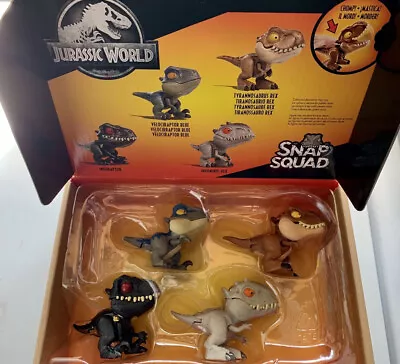 Jurassic World Snap Squad - Pack 1 Wave 1 (Set Of 4) Toys - Comes In A Box - NEW • $69.99