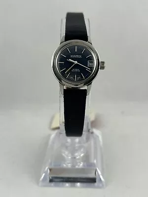 Rare Vintage NOS Women's Wristwatch Roamer Anfibio Quartz With Date And Sign • $216.18