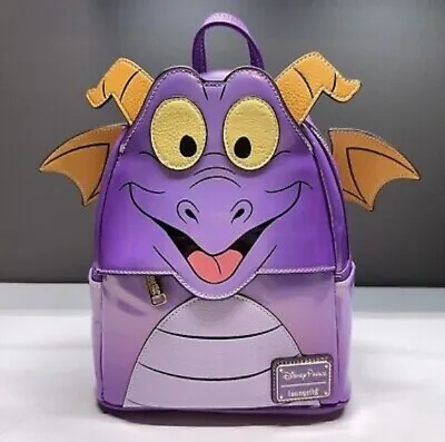 Disney Parks Epcot Spark Of Imagination Purple Figment Wings Loungefly Bag NEW • $117.99