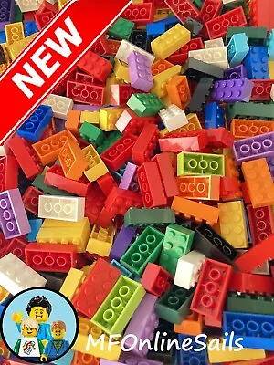 $13 • Buy **NEW** 50 Count 2x4 LEGO Bricks  - Random Bulk Lot Mix Of Colors