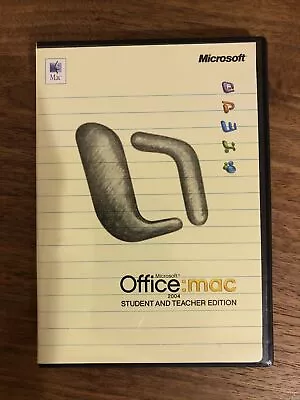 Microsoft  Office 2004 Student & Teacher Edition (MAC) 3 User License For Mac... • $7