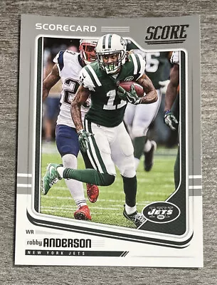 Robby Anderson 2018 Score Scorecard Jets Card #242   *D380* • $1.69