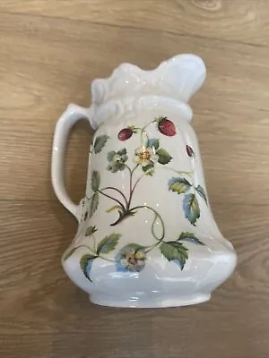 £10 • Buy Vintage James Kent Old Foley Strawberry Pitcher And Bowl Staffordshire, England
