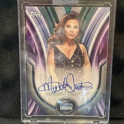 2020 Topps WWE Women's Division Mickie James Purple Autograph Auto /99 • $30