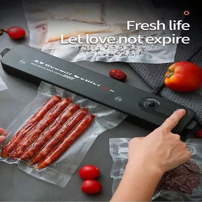 $23.23 • Buy Vacuum Sealer Packaging Machine Household Black Food Vacuum Sealer 100-240V