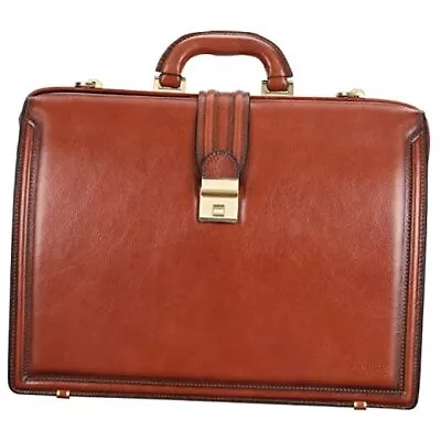  Full Grain Italian Leather Briefcase For Men Doctor Bag Lawyer Attache Case  • $311.51