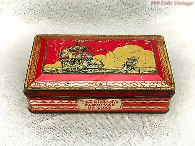 £14.99 • Buy Nautical/Ships Red & Gold Vintage Mackintoshs Carnival Deluxe Tin-15.5cm