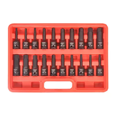 $97.79 • Buy 1/2  Drive Master Impact Hex Driver Tools Set, Metric 6-19mm SAE 1/4 -3/4  20pcs