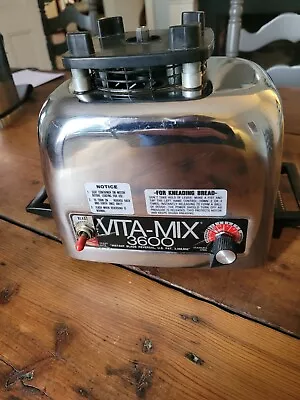 Vitamix 3600 Blender Chrome Motor Base Only - Tested (see Description)* • $42.95