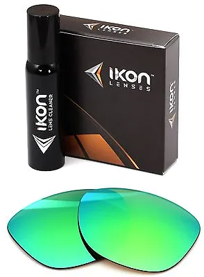 Polarized IKON Iridium Replacement Lenses For Oakley Frogskins LX Emerald Mirror • $35.90