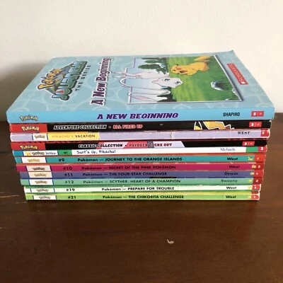 $22 • Buy 11 Pokemon Book Bundle Some Vintage