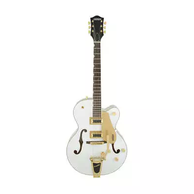 [PREORDER] Gretsch G5420TG Electromatic Hollowbody Singlecut  White W/ Gold • $1880