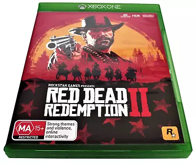 Red Dead Redemption II -2 Disc Set - Microsoft Xbox One Game - With Manual & Map • $19.99