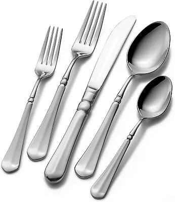 Mikasa French Countryside 65-Piece 18/10 Stainless Steel Flatware Serving Utensi • $228.41