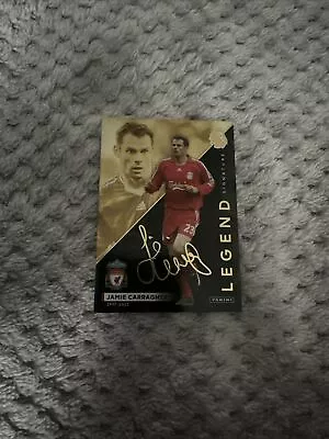 JAMIE CARRAGHER LEGEND SIGNED CARD Adrenalyn XL Panini 23/24 Card Packet Fresh • £5.50