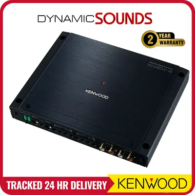 Kenwood XH401-4 Car Audio Class-D 4 Channel Power Bridgeable Speaker Amplifier • £298.99