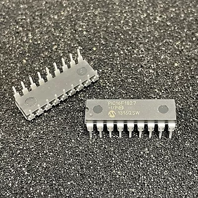 PIC16F1827-I/P Microchip 8bit PIC Microcontroller 32MHz 256 B 4Kx14 Flash • £4.99