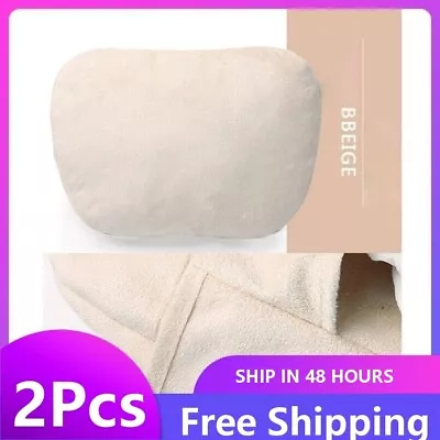 2PCS Beige Class Car Headrest Neck Pillows Seat Cushion For Mercedes-Benz • $27.07