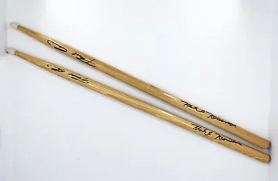 Michael Nesmith And Paul Liem Autographed Drumsticks– Solo Tour 2013 • $250