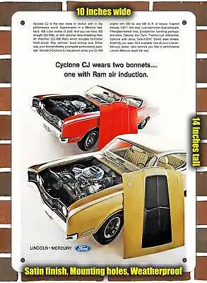 Metal Sign - 1969 Mercury Cyclone CJ- 10x14 Inches • $24.61