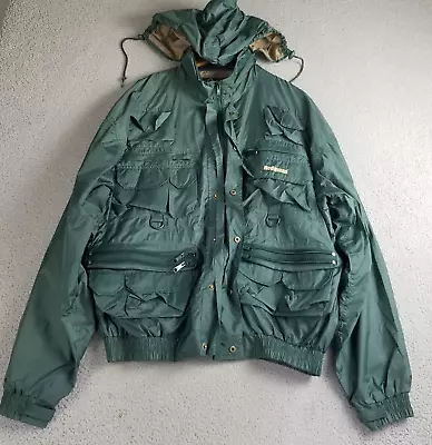 Vintage Hodgman Lakestream Wading Jacket Hooded Fishing Hunting Coat Men XXL • $49.88