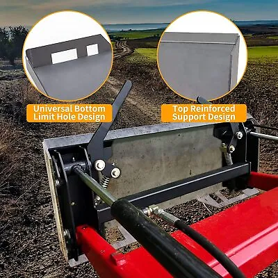 1/4  Skid Steer Mount Plate & Quick Attach Adapter For Kubota Bobcat Heavy Duty • $189.99