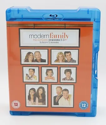 Modern Family: The Complete Seasons 1-3 (Blu-ray Disc 2014 9-Disc Set) • $16.49