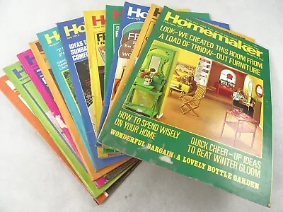 11 X Vintage Homemaker Magazine. 1972 • £10.99