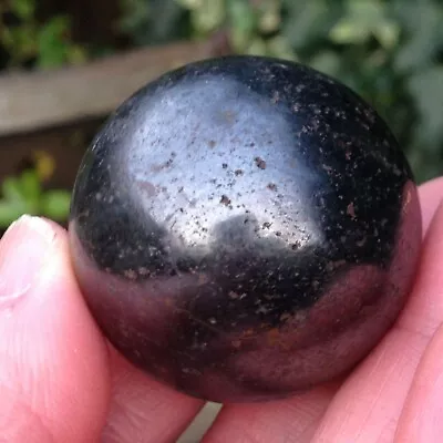 Haematite Crystal Sphere Ball  Power Attraction Personal Magnetism 114g 3.57cm • £23.50